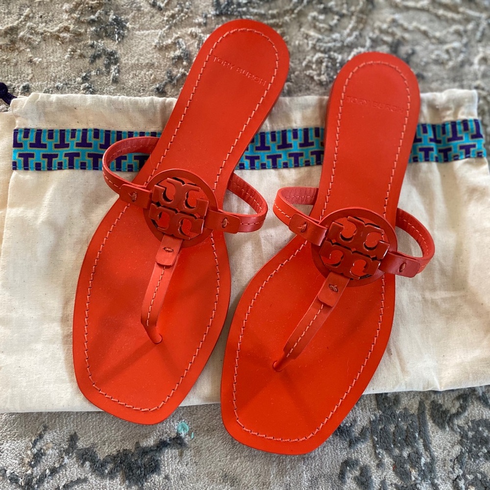 Tory Burch Mini Miller Square toe sandal